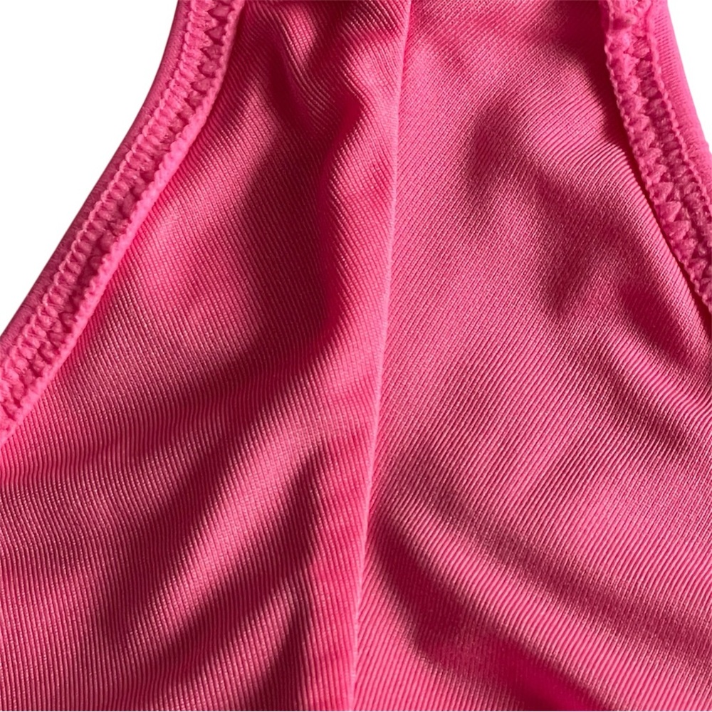 Victoria's Secret Vibrant Pink Bikini with Striped Detail - Picture 6 of 11